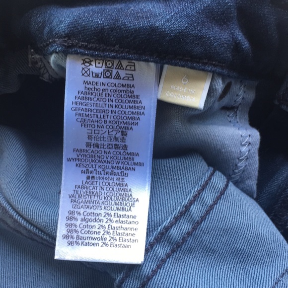 Micheal Kors Izzy Skinny Jewel Cuffed Jeans NWT - Picture 7 of 8